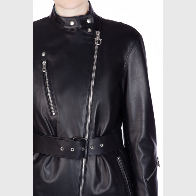 Плащ кожаный Salvatore Ferragamo