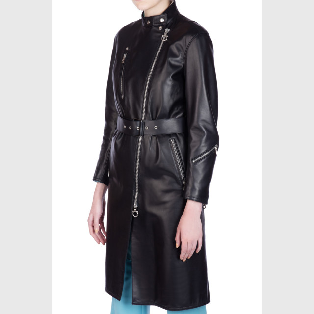 Плащ кожаный Salvatore Ferragamo