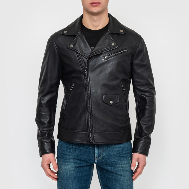 Куртка кожаная Emporio Armani