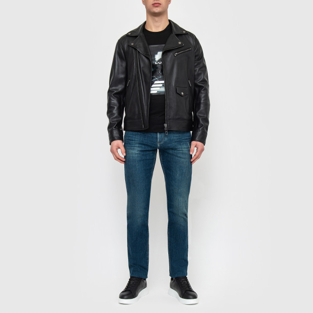Куртка кожаная Emporio Armani