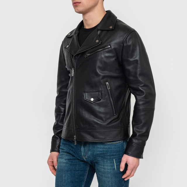 Куртка кожаная Emporio Armani