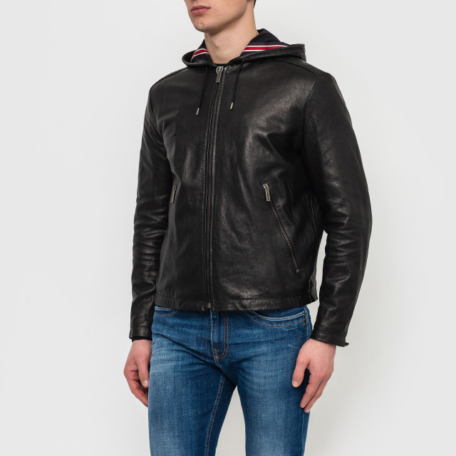 Куртка кожаная Bikkembergs