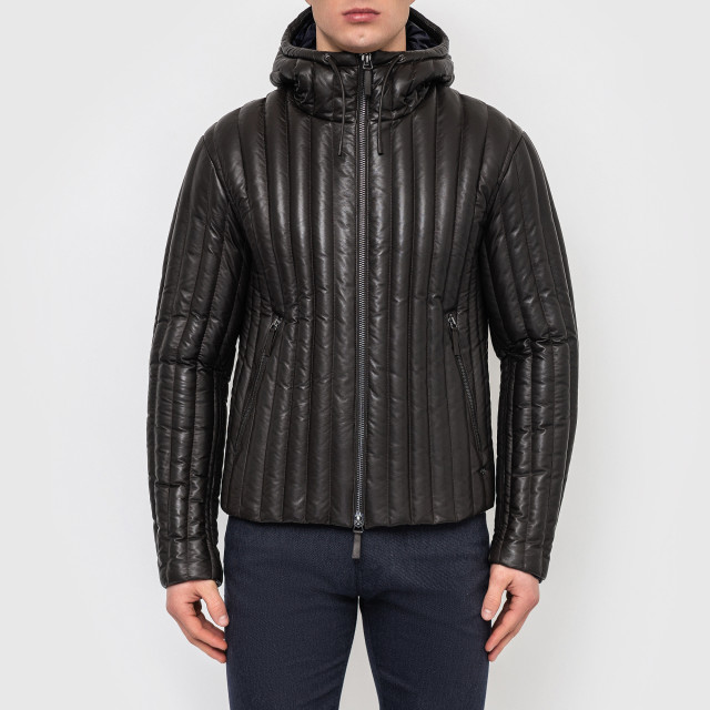 Куртка кожаная Emporio Armani