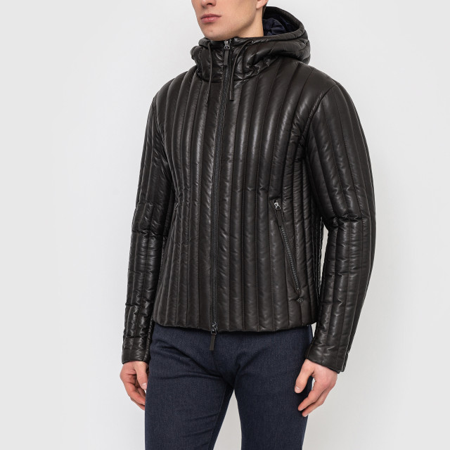 Куртка кожаная Emporio Armani