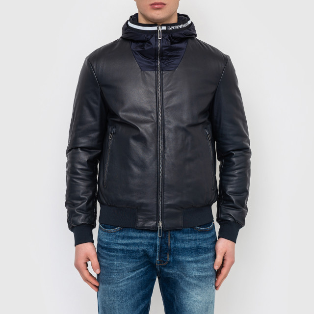 Куртка кожаная Emporio Armani