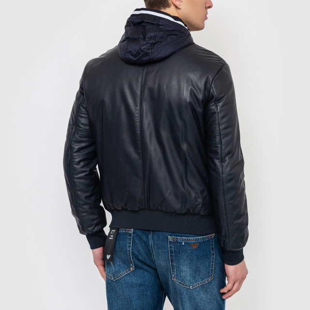 Куртка кожаная Emporio Armani