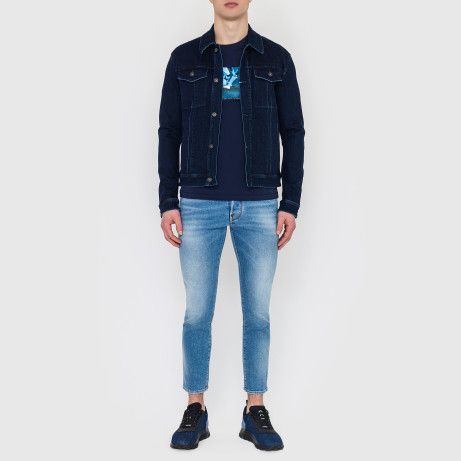 Куртка из денима Bikkembergs