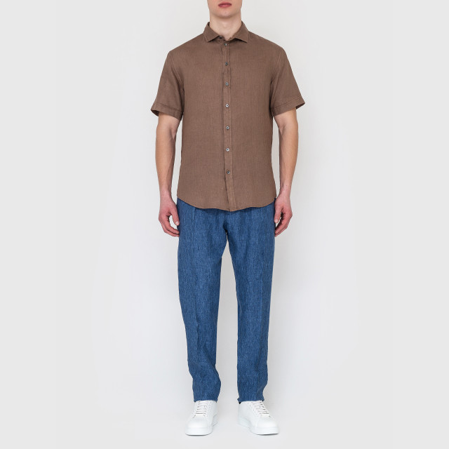Брюки льняные Emporio Armani