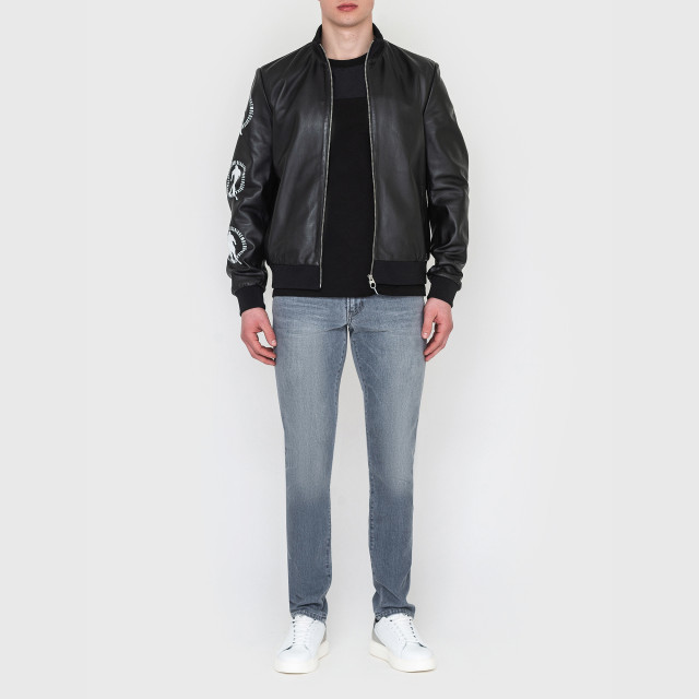 Куртка кожаная Bikkembergs