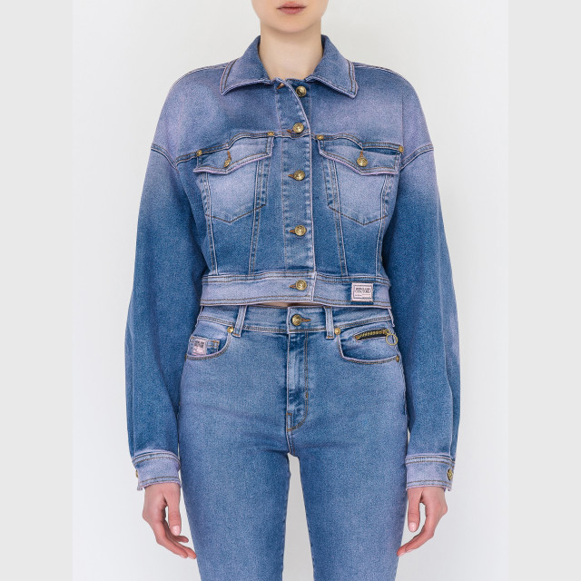 Куртка из денима Versace Jeans Couture