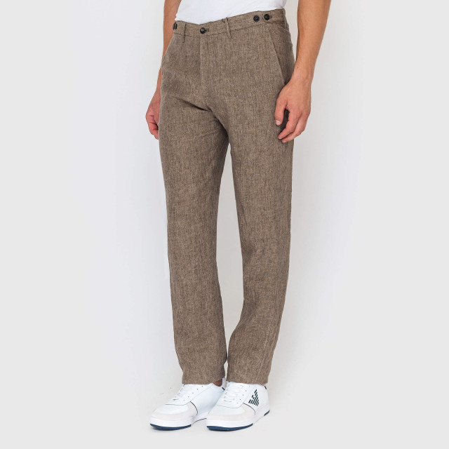 Брюки льняные Emporio Armani