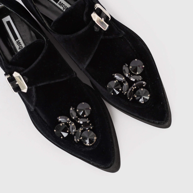 Туфли велюровые Alexander McQueen