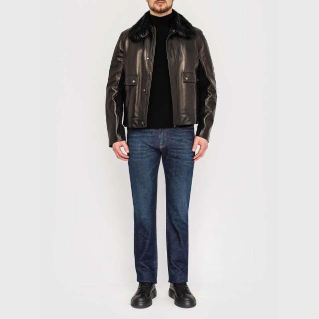 Куртка кожаная Salvatore Ferragamo