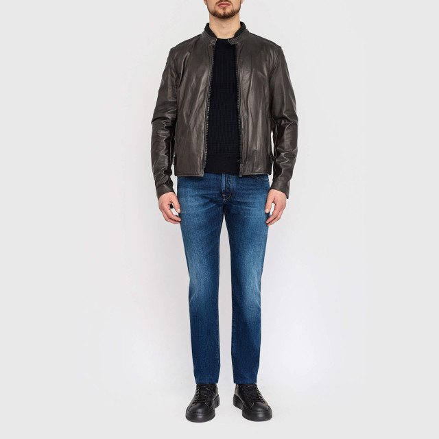 Куртка кожаная Armani 