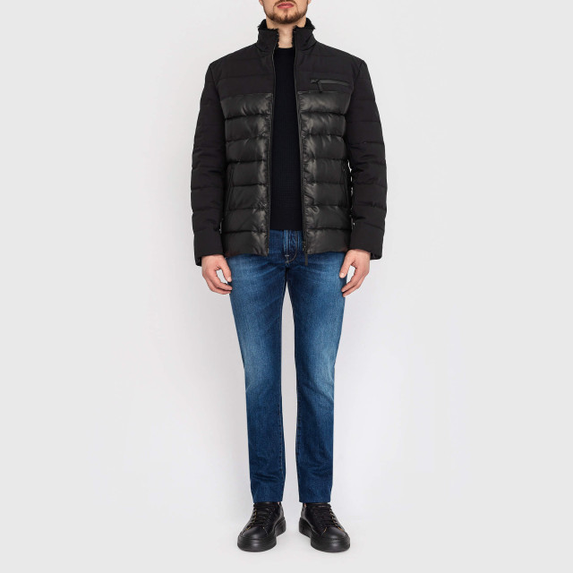 Пуховик шкіряний  Armani 