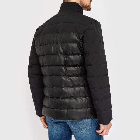 Пуховик шкіряний  Armani 