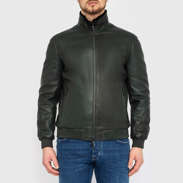 Куртка кожаная Armani Collezioni
