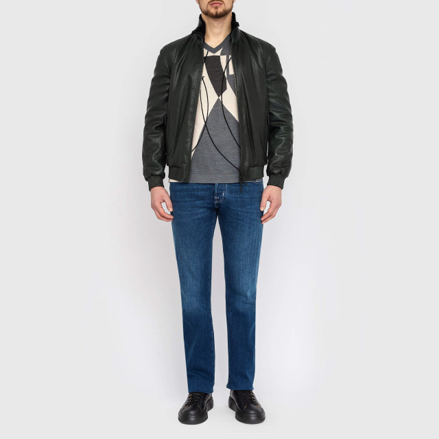 Куртка кожаная Armani Collezioni