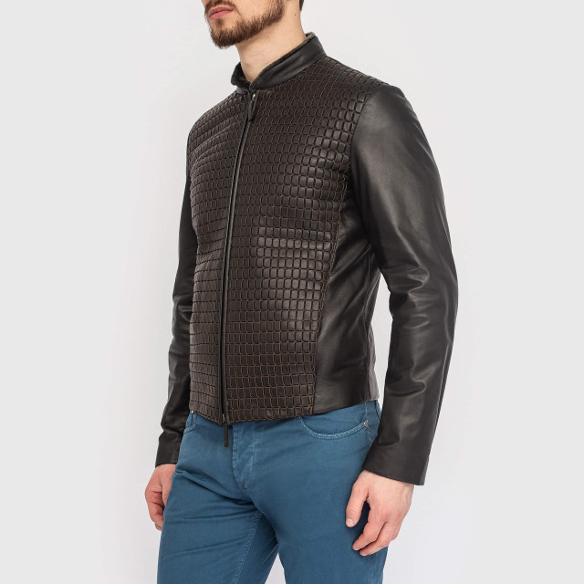 Куртка кожаная Armani 