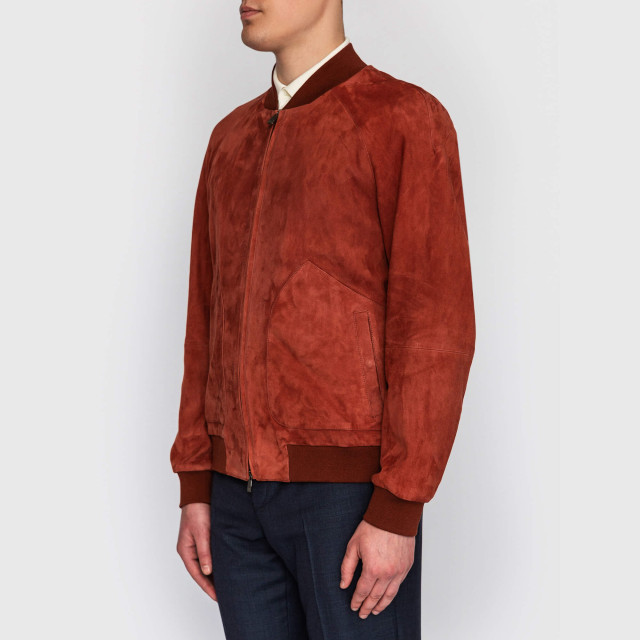 Куртка - бомбер  кожаная Corneliani