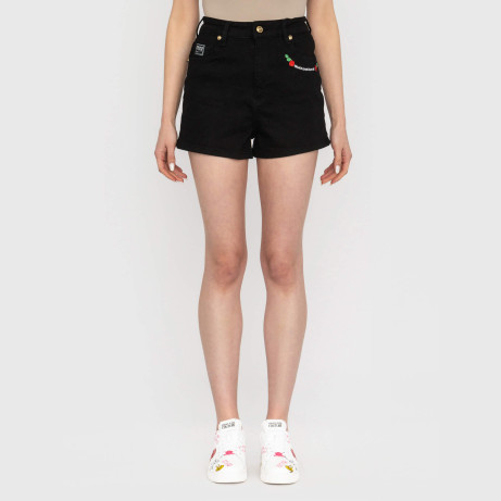 Шорты из денима Versace Jeans Couture