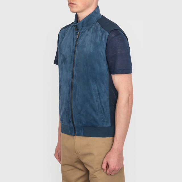 Жилет кожаный Corneliani