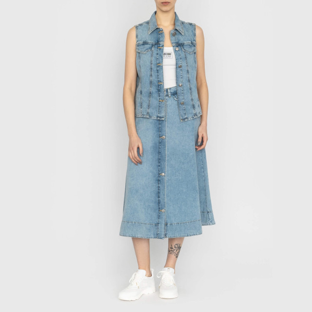 Жилет из денима Moschino Jeans