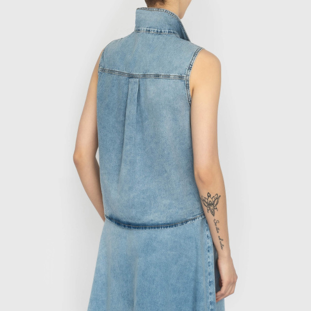 Жилет из денима Moschino Jeans