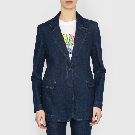 Пиджак из денима Moschino Jeans