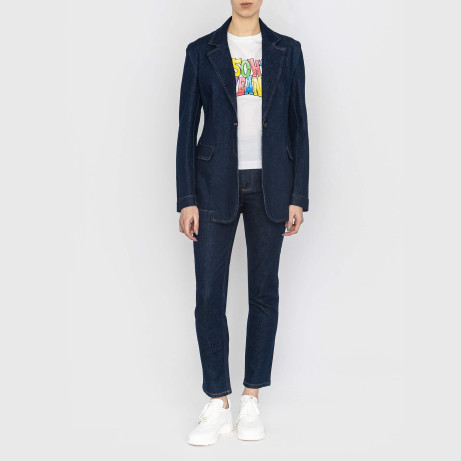 Пиджак из денима Moschino Jeans