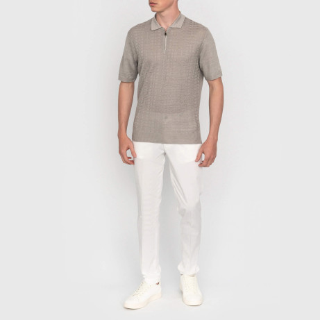 Поло льняное Corneliani 