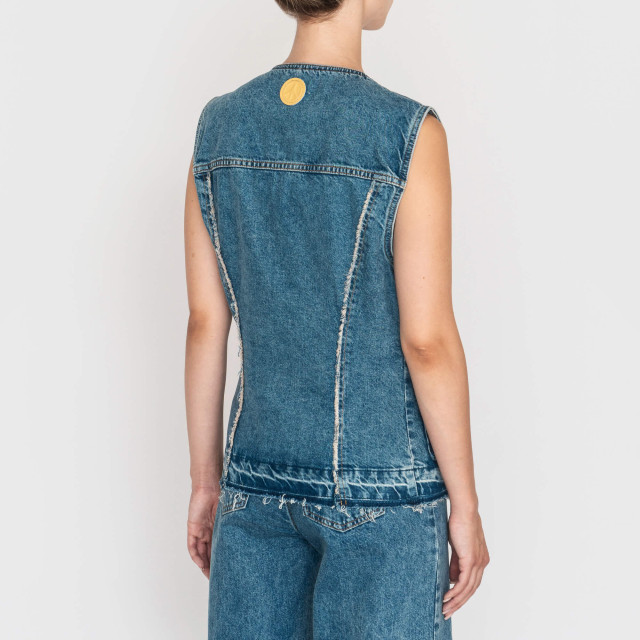 Жилет из денима Moschino Jeans 