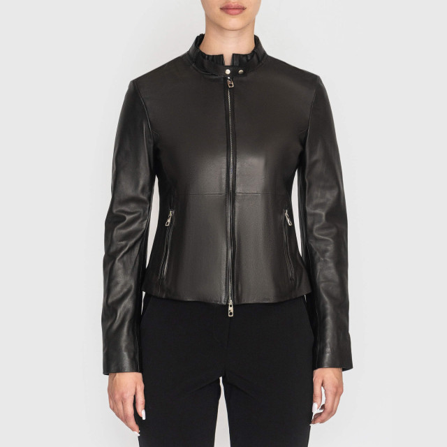 Куртка кожаная  Emporio Armani  