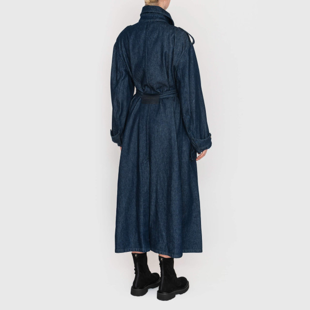 Плащ из денима Emporio Armani