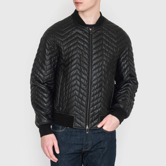 Куртка кожаная Emporio Armani 