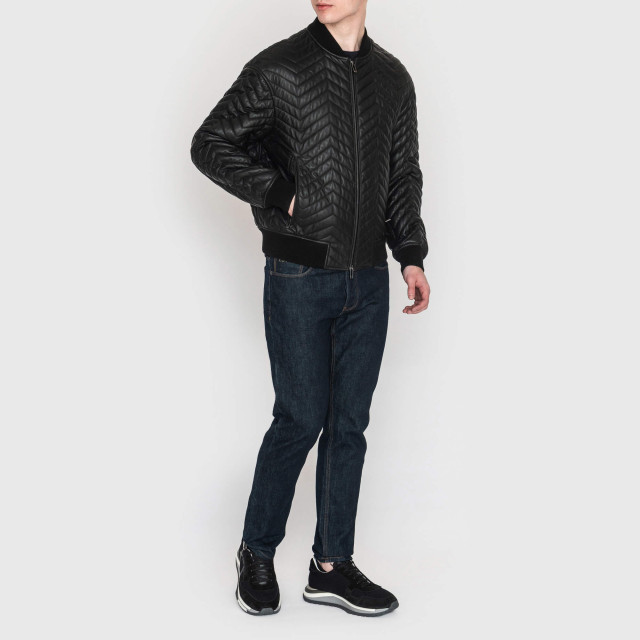 Куртка кожаная Emporio Armani 