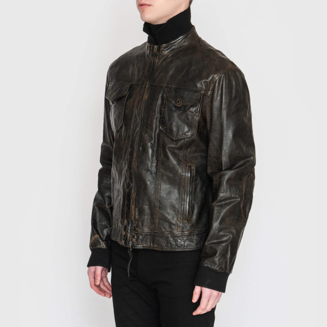 Куртка кожаная Armani Jeans 