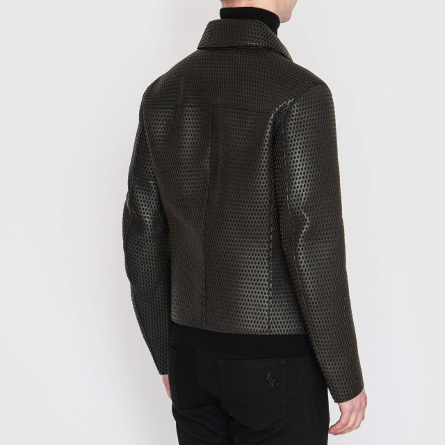 Куртка кожаная  Emporio Armani   