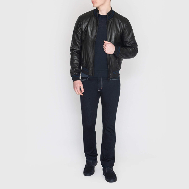 Куртка кожаная Emporio Armani