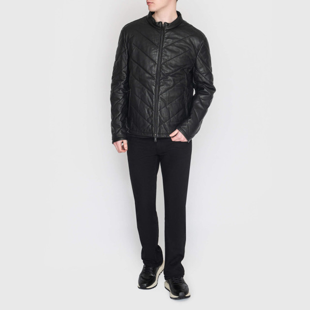 Куртка шкіряна Emporio Armani
