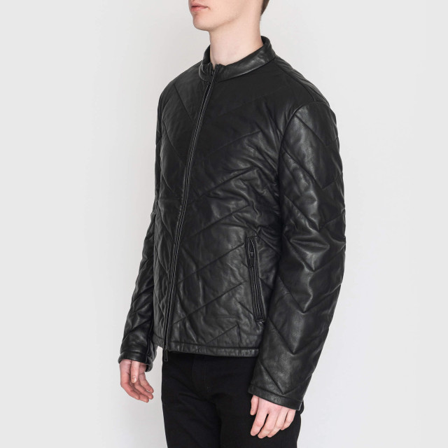 Куртка шкіряна Emporio Armani