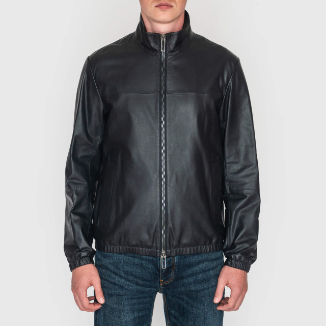 Куртка кожаная Emporio Armani