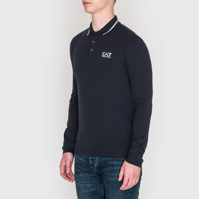 Поло с длинным рукавом Emporio Armani EA7