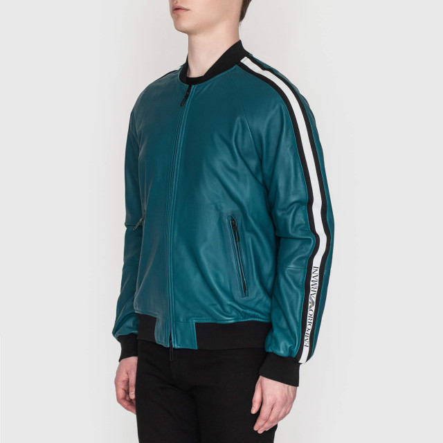 Куртка шкіряна Emporio Armani