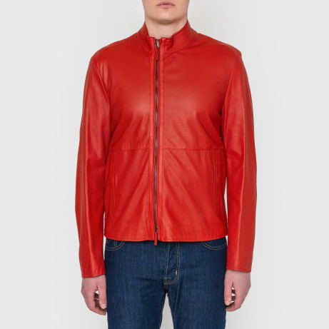 Куртка кожаная Armani