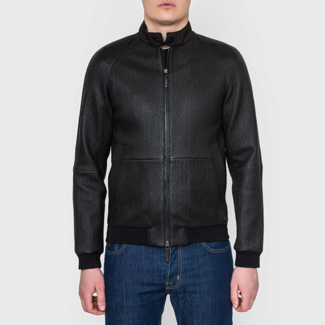 Куртка шкіряна Armani