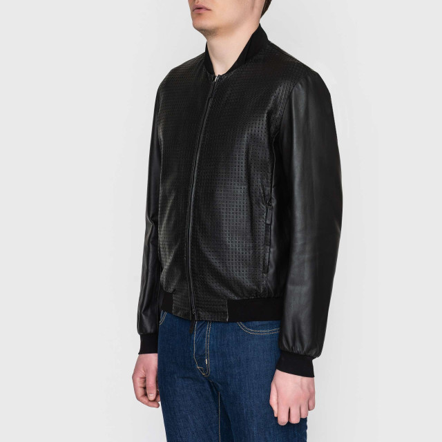 Куртка - бомбер шкіряна Armani