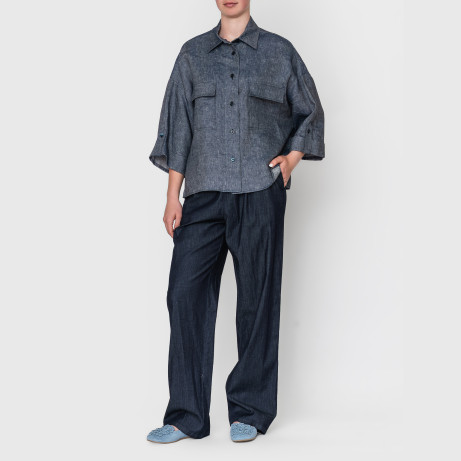 Брюки з деніму Emporio Armani