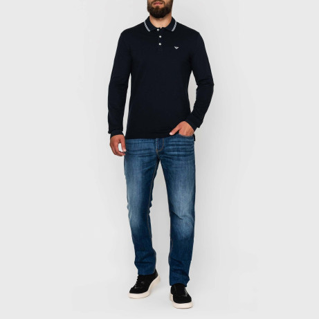 Поло з довгим рукавом Emporio Armani