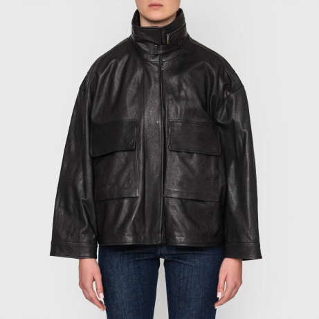Куртка кожаная Emporio Armani